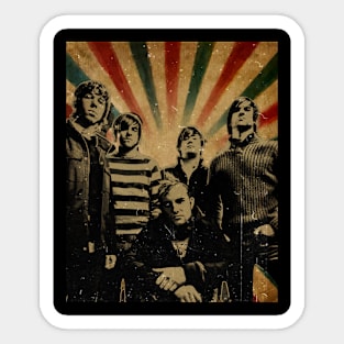 August Burns Red - Photo Vintage Retro Look FanArt Sticker